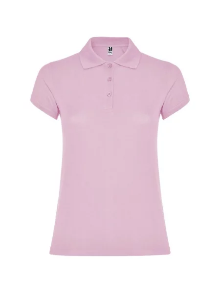 Koszulka Polo W różowa