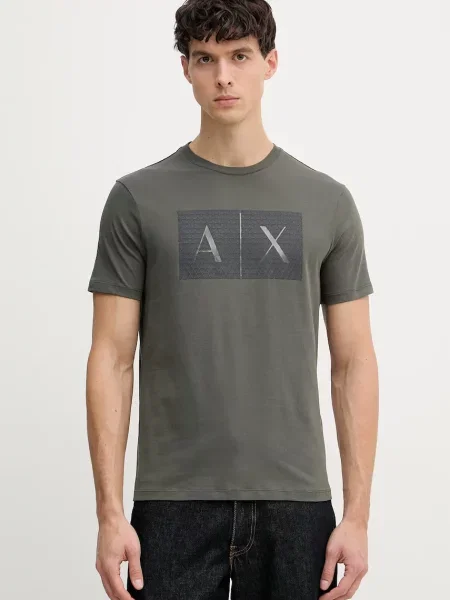 Armani Exchange tričko zelené
