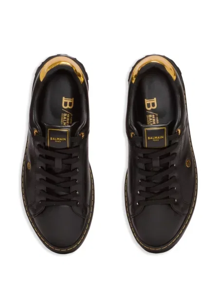Sneakerși Balmain din piele negru