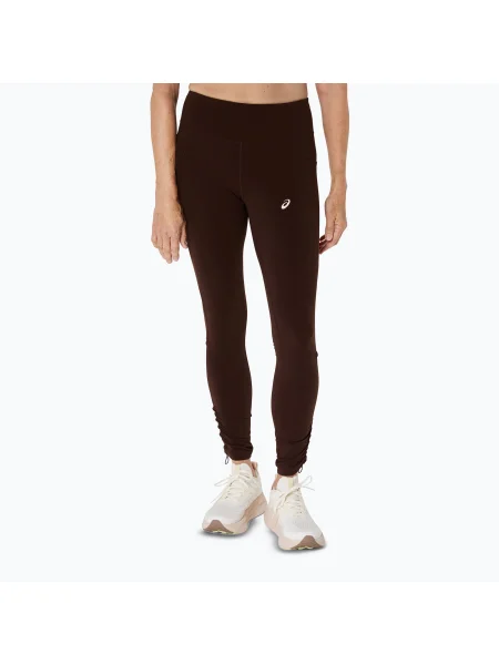 Női futó leggings ASICS Nagino Run állítható szoros kávé ASICS Nagino Run állítható szoros kávé. Méret: S barna