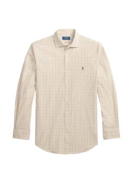 Τέντωμα καρό κιλότα Polo Ralph Lauren με κέντημα πράσινο