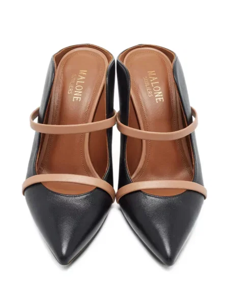 Papuci tip mules Malone Souliers din piele negru