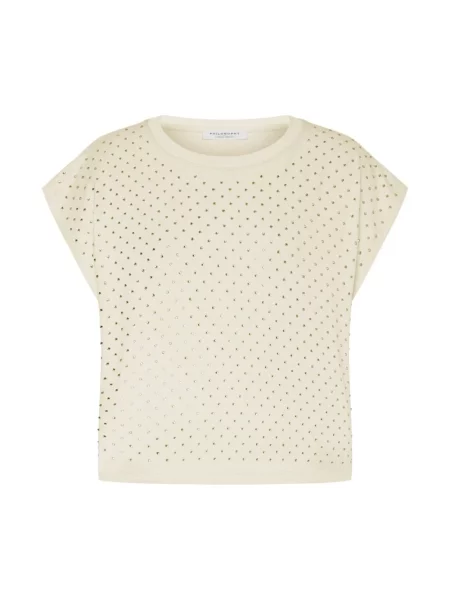 Krótka koszulka Philosophy Di Lorenzo Serafini beżowa