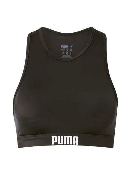 PUMA Sutien costum de baie negru alb