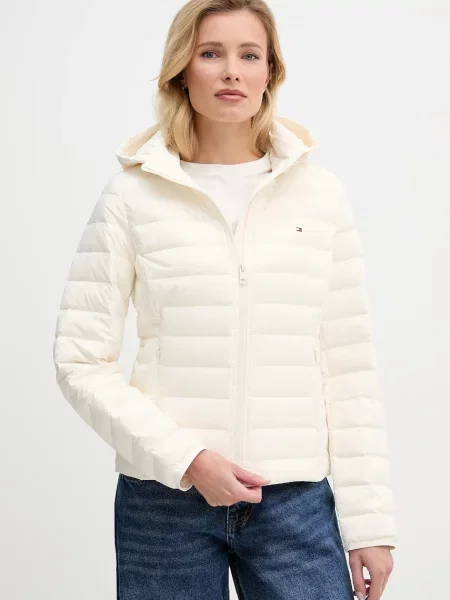 Tommy Hilfiger geacă cu puf femei bej