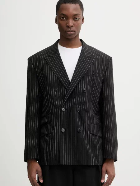 Suknjič z dodatkom volne HUGO črna