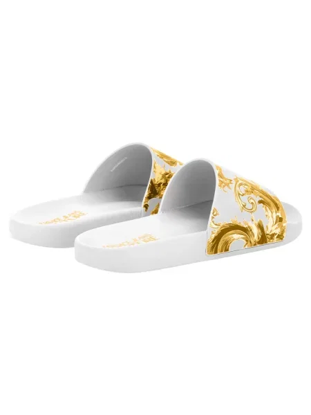 Klapki Versace Jeans Couture białe