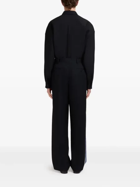 Pantaloni Marni de lână negru