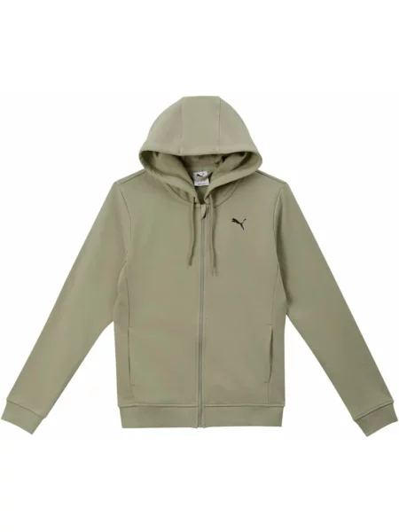 Bluza z kapturem Puma z kapturem zielona