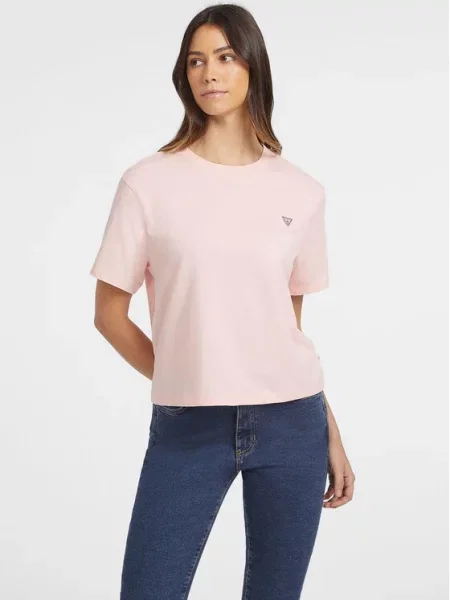 Guess Jeans Marškinėliai rožinė