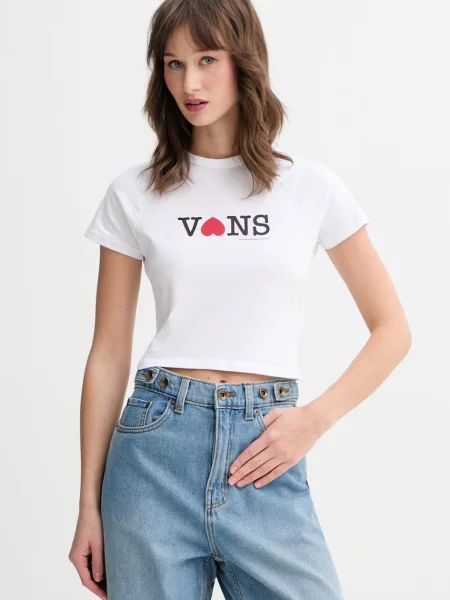 Crop top Vans biały