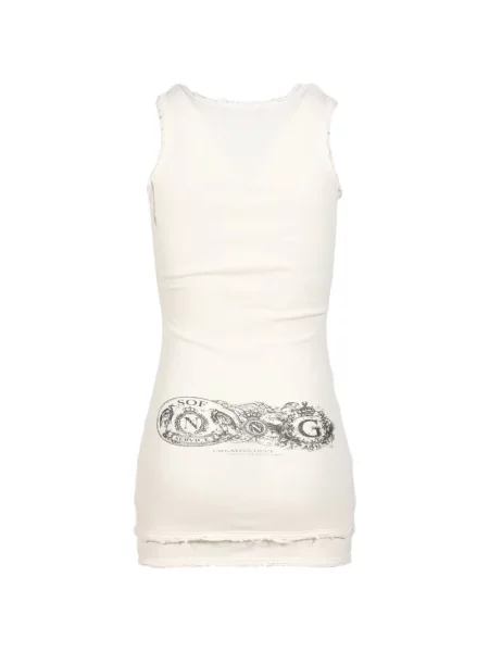 Rochie mini 604service cu imagine alb