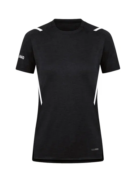 JAKO Tehnička sportska majica Challenge crna melange bijela