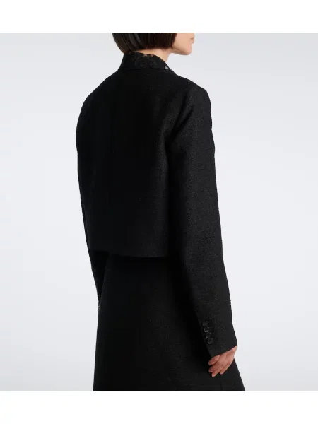 Geacă Fendi de lână negru