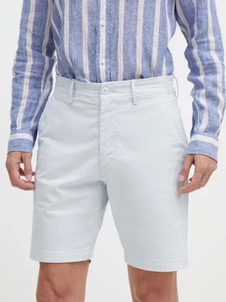 Къс панталон Pepe Jeans REGULAR CHINO SHORT синьо