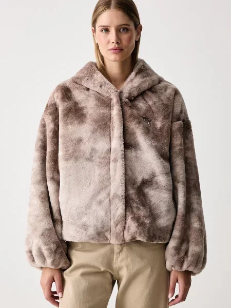 Puma jachetă pentru femei Street Glam bej