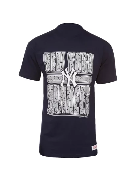 Tricou Mitchell & Ness cu imagine albastru