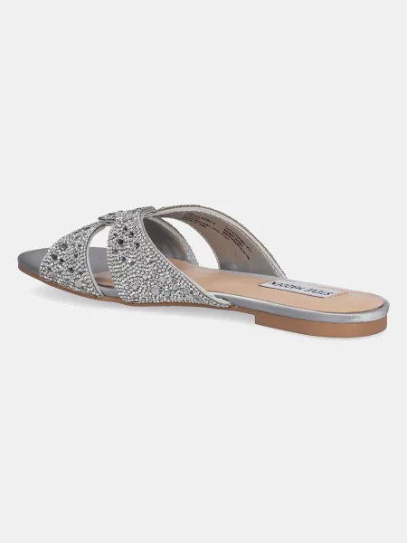 Pantofle Steve Madden Musa stříbrná