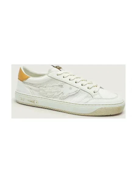 Enterprise Japan Sneakers JUPITER ROCKET 2 cu adaos de piele alb
