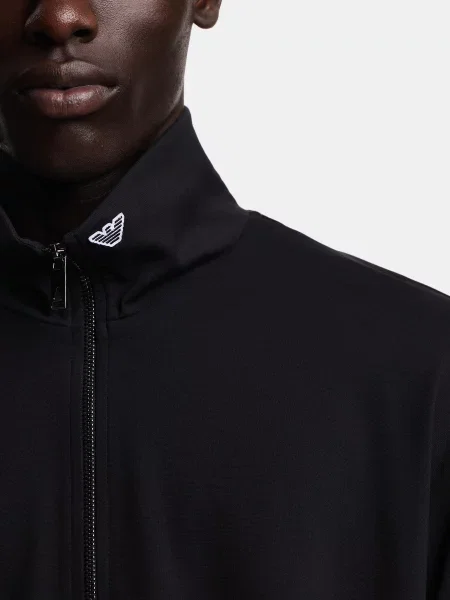 Джемпер Emporio Armani віскоза/поліамід чорний