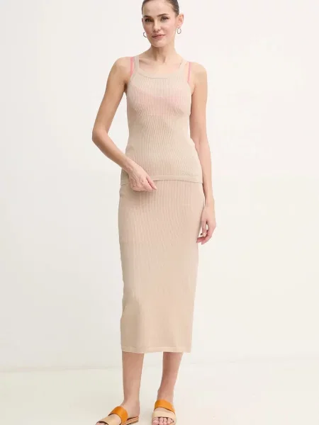Топ Dkny бежевий