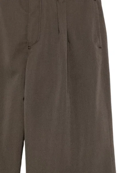 Pantaloni Paul Smith de lână maro
