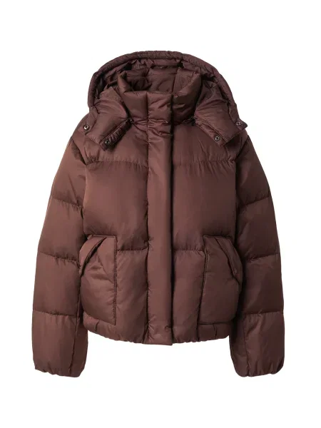 LEVI'S ® Geacă de iarnă Western Bubble Shortie Jacket închis maro