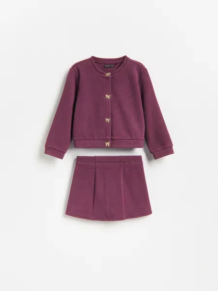 Reserved BABIES` JOGGING TOP & SHORTS gesztenyebarna