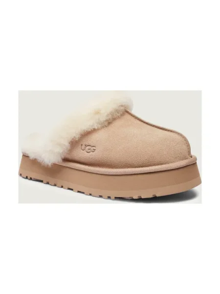 UGG Otthoni cipő DISQUETTE | shearling | hasított bőr