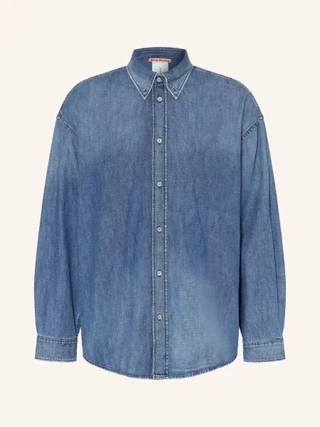 Acne Studios Džínová Košile Comfort Fit modrá
