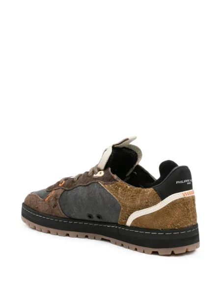 Sneakerși Philippe Model Paris din piele maro
