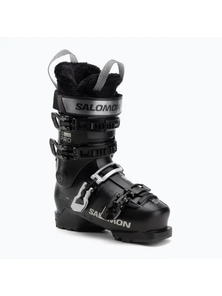 Încălțăminte de schi pentru femei Salomon S/Pro Delta 80 W GW black/black/light bronze met negru