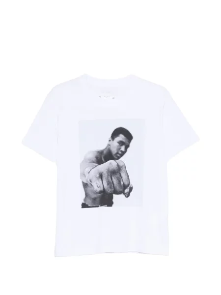 Scurt tricou Sacai cu imagine alb