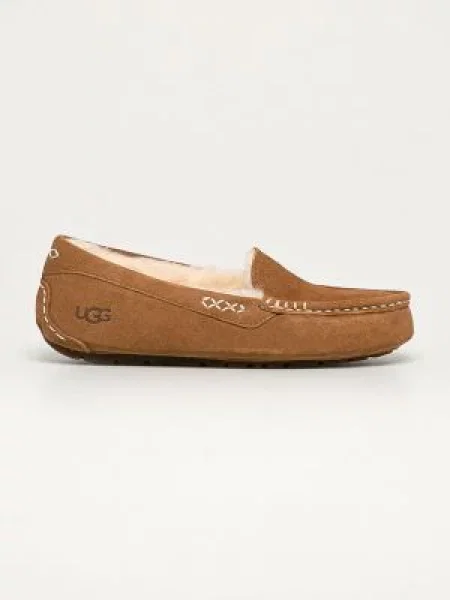 UGG Papuci din piele intoarsa Ansley bej