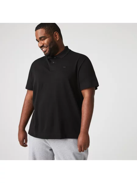 Lacoste Koszulka Polo O Regularnym Kroju Z Oddychającej Bawełny Piqué czarna