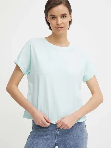 Тениска Pepe Jeans LIU тюркоазено