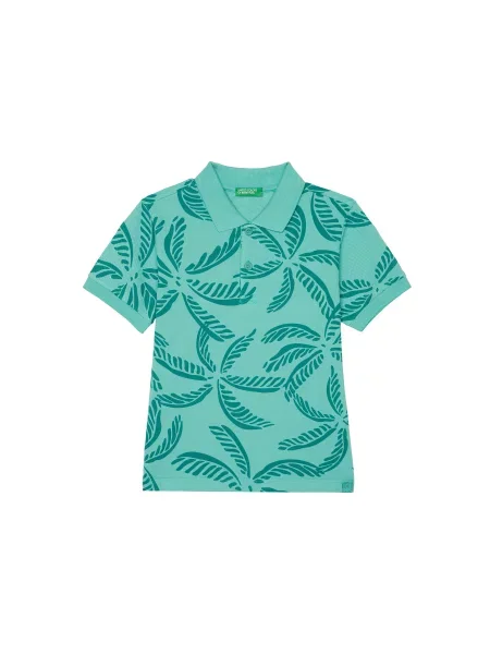 United Colors Of Benetton Поло Regular Fit зелений