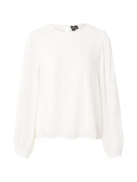 VERO MODA Halenka VMSIGNE přírodní bílá