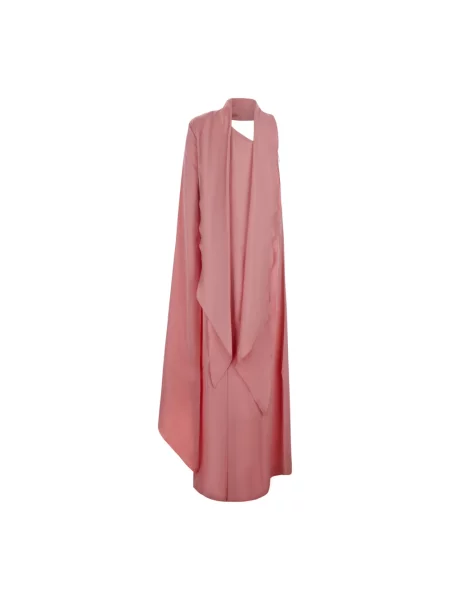 Sukienka maxi Solace London różowa