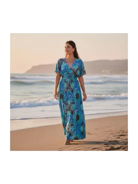 Maxi šaty Isla Bonita By Sigris modrá