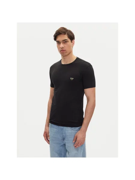 Emporio Armani Underwear Majica Slim Fit črna