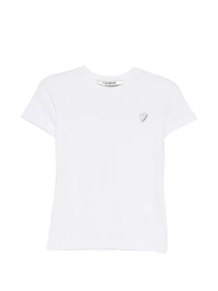 Majica Kimhekim s uzorkom srca bijela