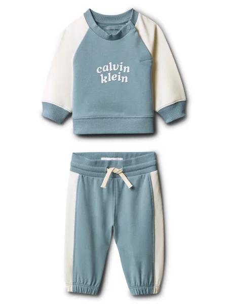 Tepláková souprava Calvin Klein Jeans modrá