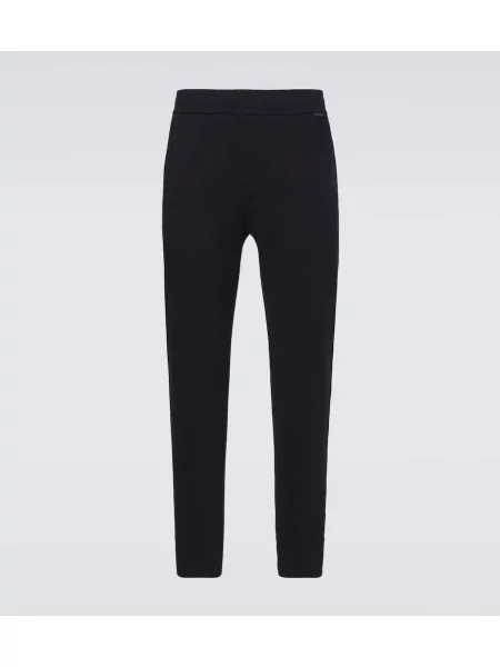 Spodnie dresowe Moncler niebieskie