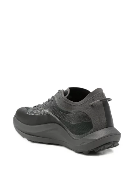 Sneakerși Roa cu șireturi din dantelă gri