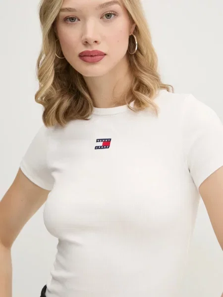Tommy Jeans Tričko bílé