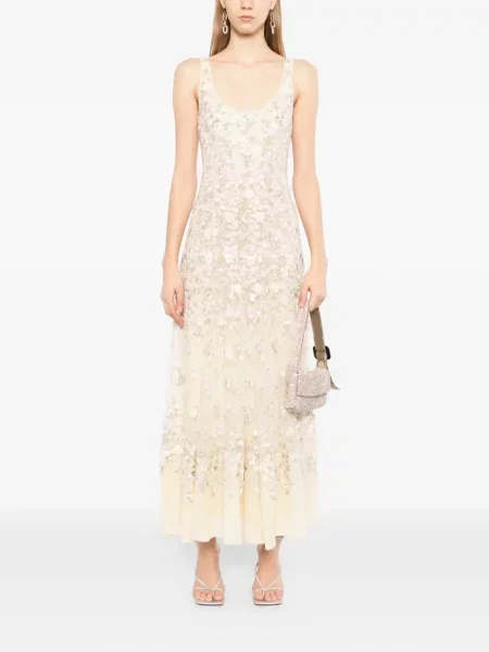 Rochie Needle & Thread cu model floral de costum
