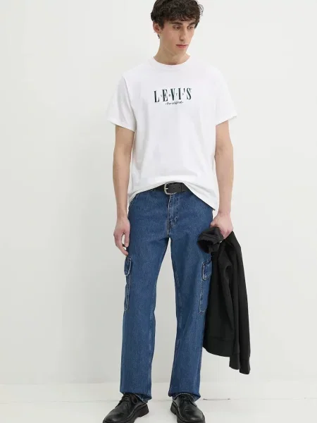 Kratka majica Levi's SS RELAXED FIT TEE bela
