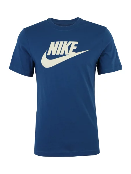 Nike Sportswear Tricou ICON FUTURA albastru gențiană / murdar alb