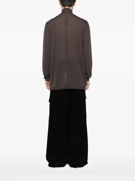 Риза Rick Owens кафяво